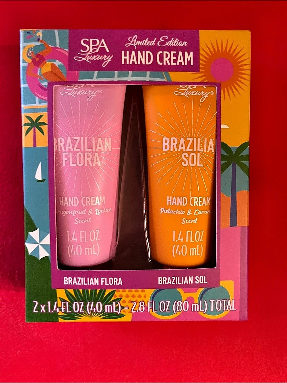 Spa Luxury Limited Edition Brazilian Flora & Brazilian Sol Hand Cream Set Hand